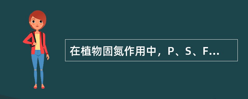 在植物固氮作用中，P、S、Fe、Mo的影响与机理