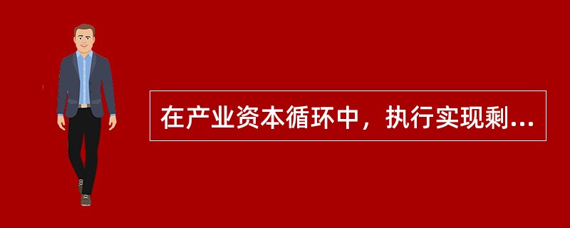 在产业资本循环中，执行实现剩余价值职能的资本是（）