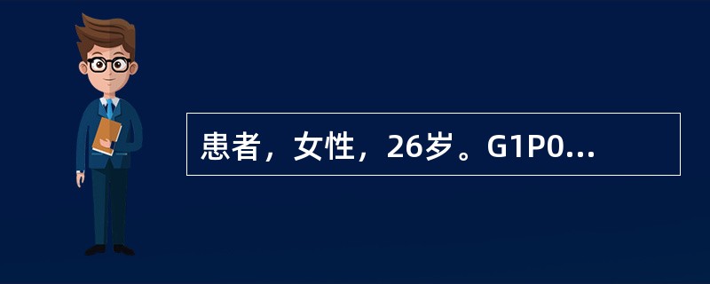患者，女性，26岁。G1P0A0L0。因"停经36周，食欲差、恶心、呕吐7天，加