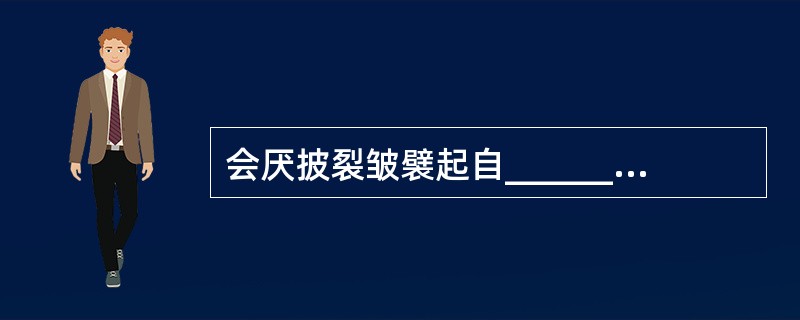 会厌披裂皱襞起自__________，斜向后下，止于____________，呈