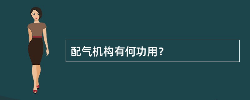 配气机构有何功用？