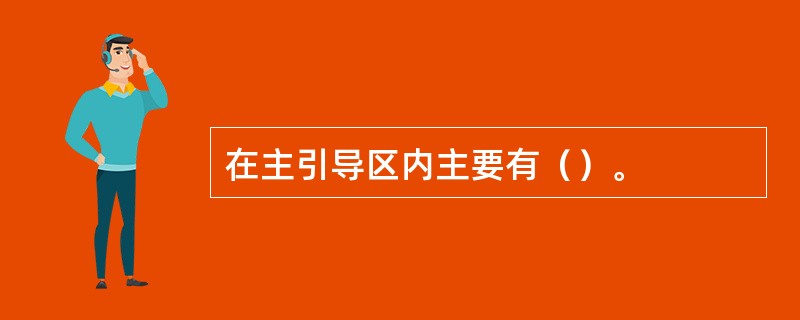 在主引导区内主要有（）。