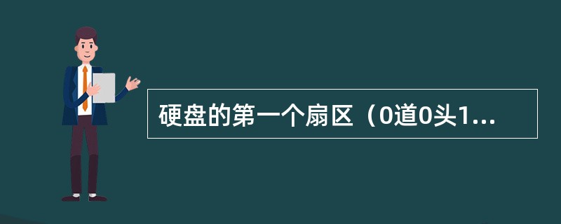 硬盘的第一个扇区（0道0头1扇区）最后两个字节为（）。