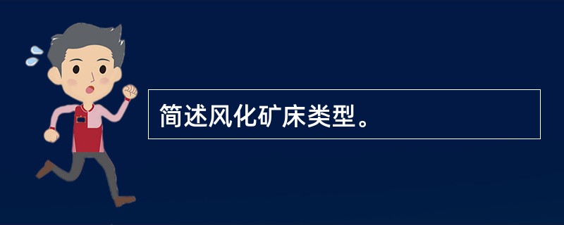 简述风化矿床类型。