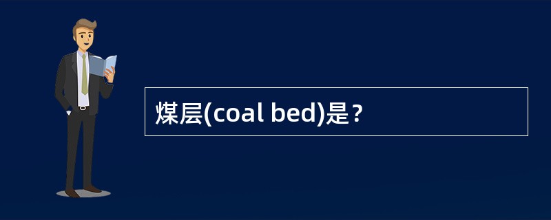 煤层(coal bed)是？