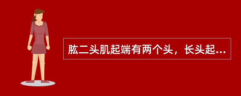 肱二头肌起端有两个头，长头起于（），短头起自肩胛骨喙突，两头合并，止于桡骨粗隆。