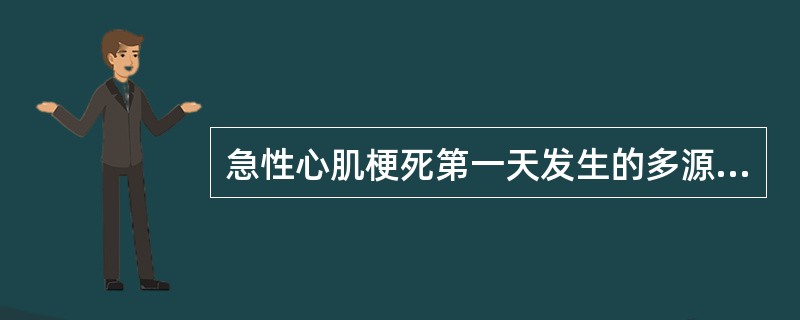 急性心肌梗死第一天发生的多源性室性早搏，应首选()急性心肌梗死并发心室颤动应首选