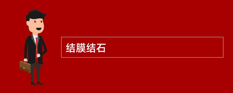 结膜结石