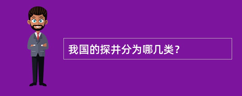 我国的探井分为哪几类？