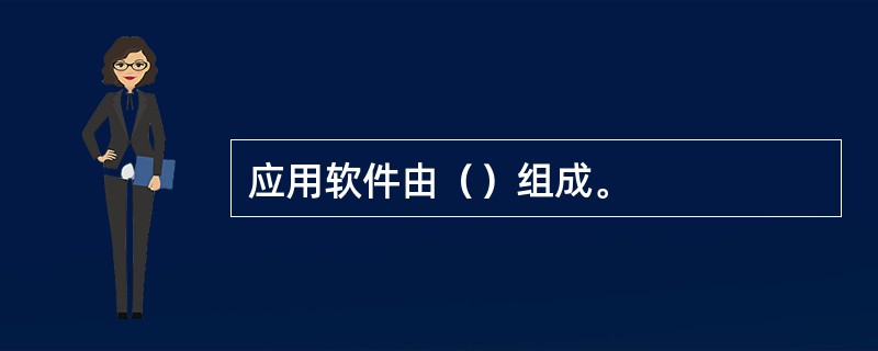 应用软件由（）组成。