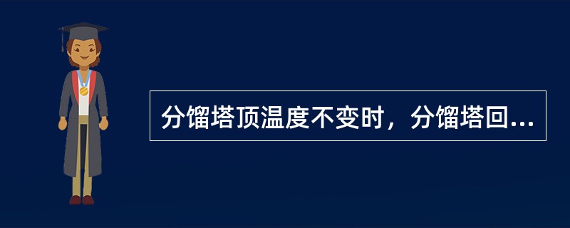 分馏塔顶温度不变时，分馏塔回炼污汽油时粗汽油干点会降低的原因是（）。
