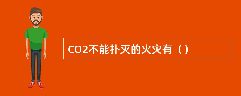 CO2不能扑灭的火灾有（）