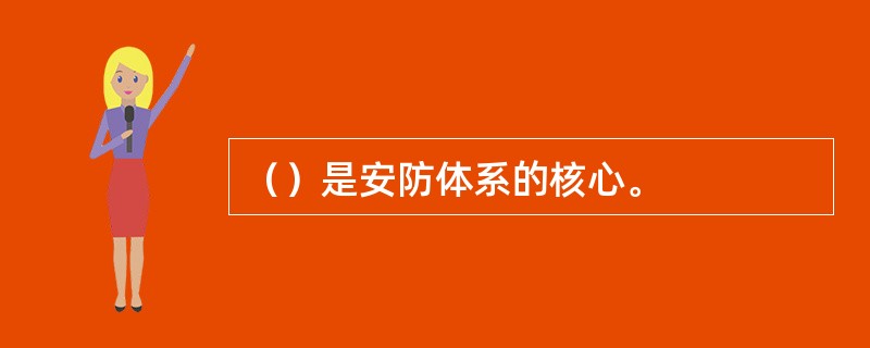 （）是安防体系的核心。