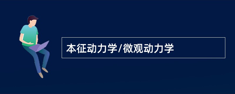 本征动力学/微观动力学