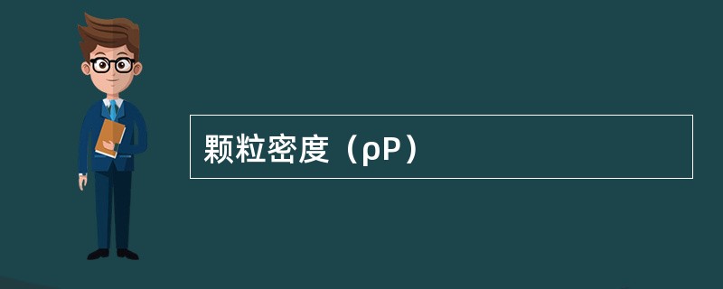 颗粒密度（ρP）