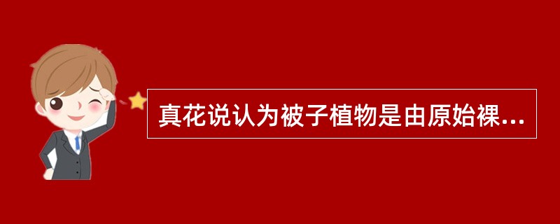 真花说认为被子植物是由原始裸子植物中早已绝灭的（）目中具（）孢子叶球的植物进化而