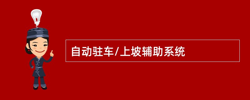 自动驻车/上坡辅助系统