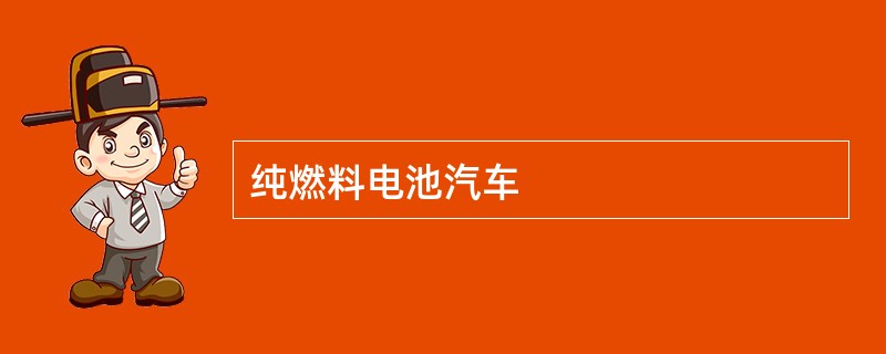纯燃料电池汽车