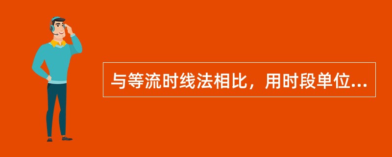 与等流时线法相比，用时段单位线法进行汇流计算有何优缺点？