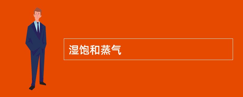 湿饱和蒸气