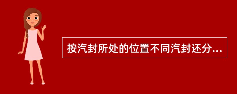 按汽封所处的位置不同汽封还分轴端汽封、隔板汽封。