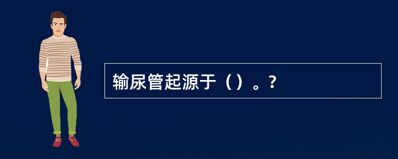 输尿管起源于（）。?