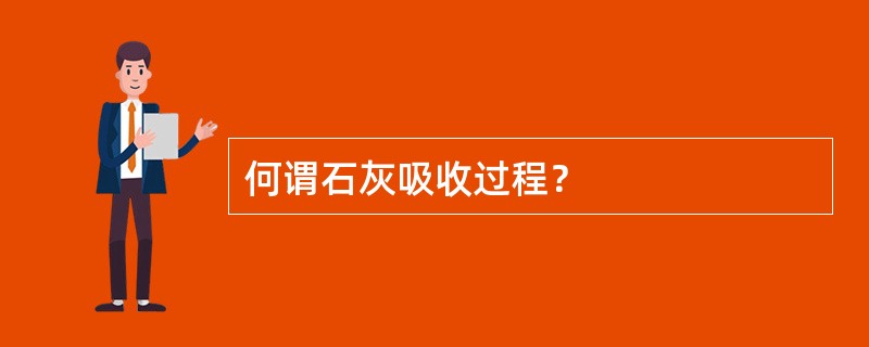 何谓石灰吸收过程？