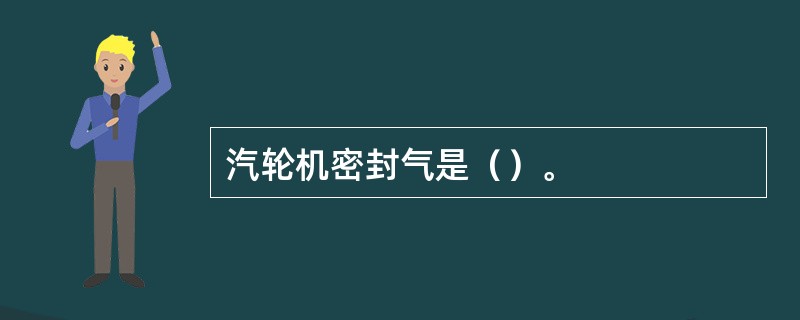 汽轮机密封气是（）。