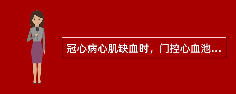 冠心病心肌缺血时，门控心血池显像有何变化（）。