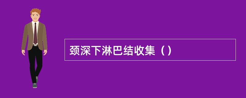 颈深下淋巴结收集（）