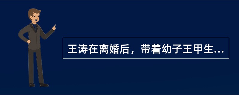 王涛在离婚后，带着幼子王甲生活，后王涛娶郑红为妻，郑红本有一个女儿张乙，王甲与张