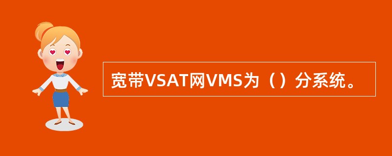 宽带VSAT网VMS为（）分系统。