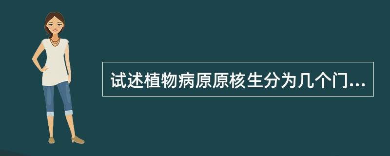 试述植物病原原核生分为几个门？其中为害植物的有哪些重要属？