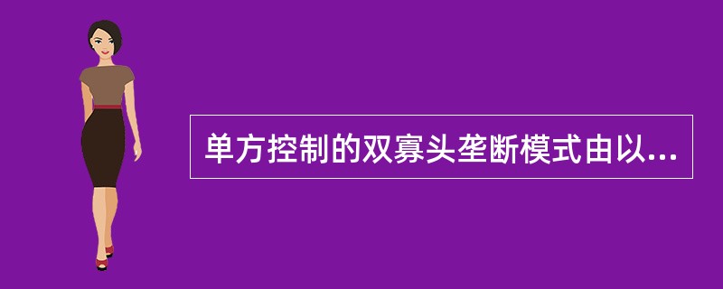 单方控制的双寡头垄断模式由以下哪一位经济学家首次提出：（）