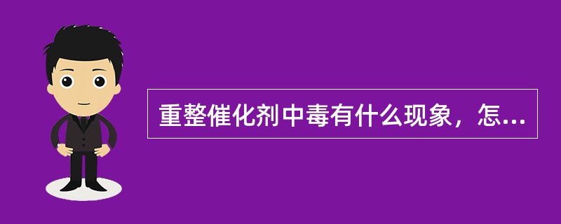 重整催化剂中毒有什么现象，怎样预防？