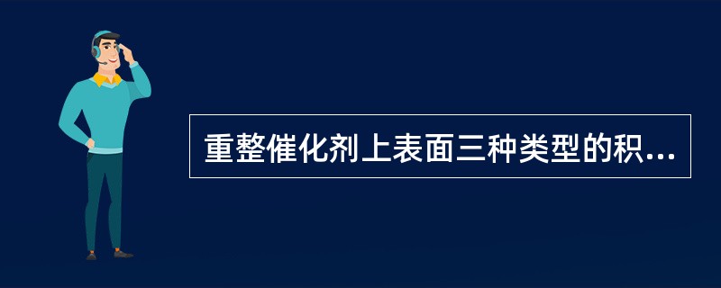 重整催化剂上表面三种类型的积炭按烧焦先后顺序分为（）。