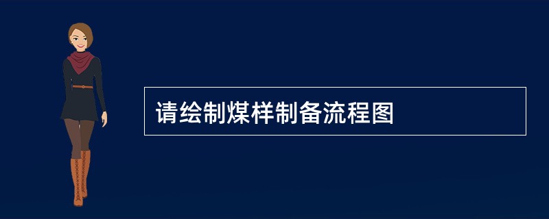 请绘制煤样制备流程图