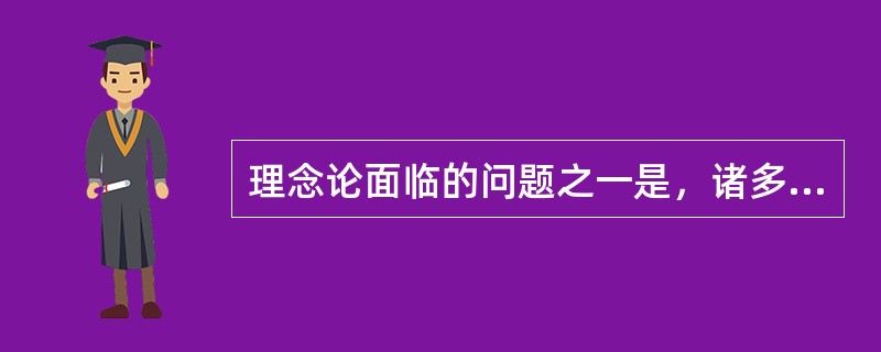 理念论面临的问题之一是，诸多理念之间不是（）。