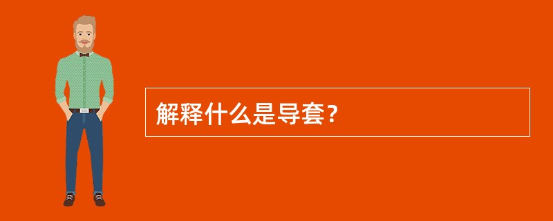 解释什么是导套？