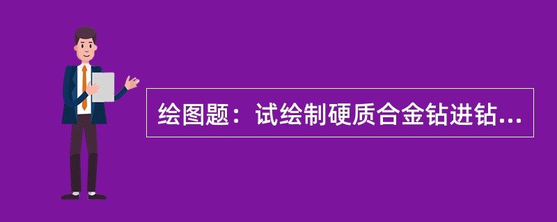 绘图题：试绘制硬质合金钻进钻具结构示意图。