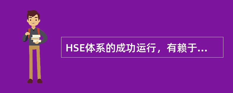 HSE体系的成功运行，有赖于组织内部（）的参与。