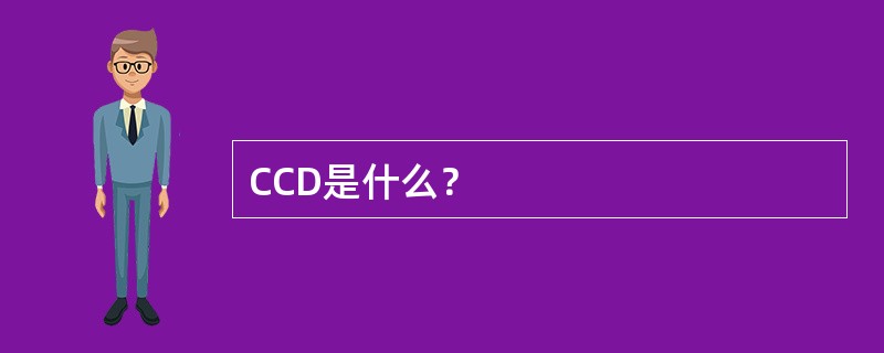 CCD是什么？