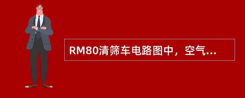 RM80清筛车电路图中，空气开关、熔断器用（）来表示。