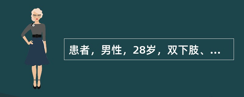 患者，男性，28岁，双下肢、躯干重度烧伤6天后突发高热、谵妄，周身皮疹，创面有较