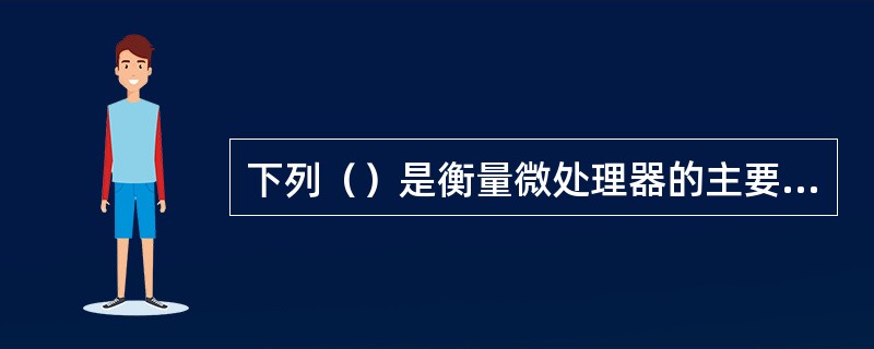 下列（）是衡量微处理器的主要指标。