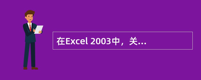 在Excel 2003中，关于数据的有效性，下列说法正确的有（）。