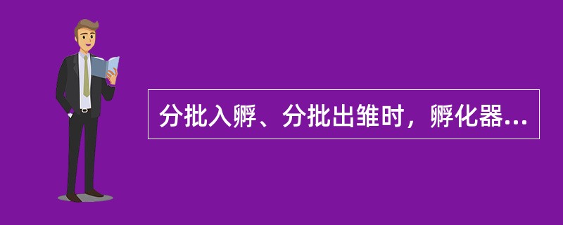 分批入孵、分批出雏时，孵化器每隔（）天左右上一批种蛋。