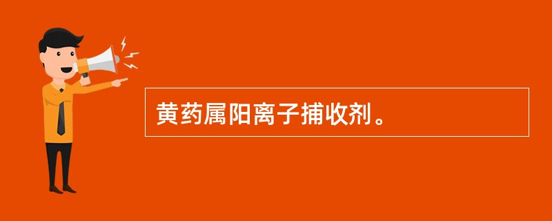 黄药属阳离子捕收剂。