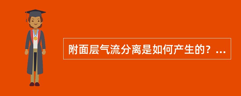 附面层气流分离是如何产生的？涡流区的压强有何特点？