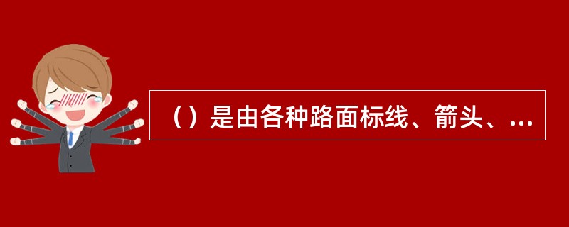 （）是由各种路面标线、箭头、文字立面标记、凸起路标和路边线轮廓等所构成的交通安全